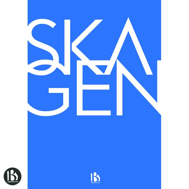 Skagen (9990) - Typografisk - Lys bl