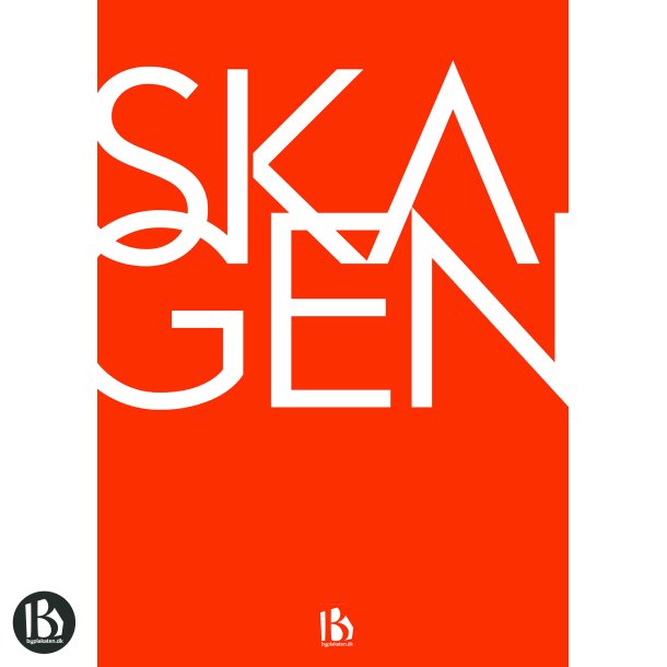 Skagen (9990) - Typografisk - Dyb orange