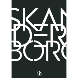 Skanderborg (8660) - Typografisk - Hvid p sort