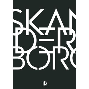 Skanderborg (8660) - Typografisk - Hvid p sort