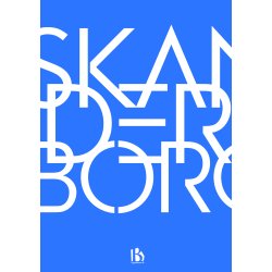 Skanderborg (8660) - Typografisk - Lys bl