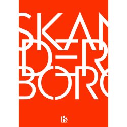 Skanderborg (8660) - Typografisk - Dyb orange