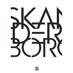 Skanderborg (8660) - Typografisk - Sort p hvid