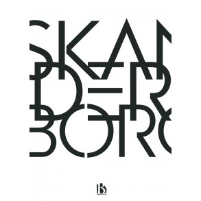 Skanderborg (8660) - Typografisk - Sort p hvid