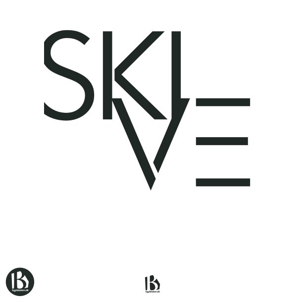 Skive (7800) - Typografisk - Sort p hvid