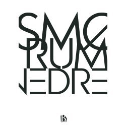 Smrumnedre (2765) - Typografisk - Sort p hvid