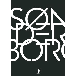 S�nderborg (6400) - Typografisk - Hvid p� sort