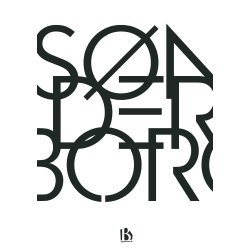 S�nderborg (6400) - Typografisk - Sort p� hvid