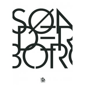 S�nderborg (6400) - Typografisk - Sort p� hvid