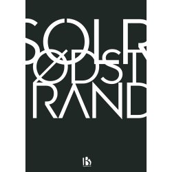 Solrd Strand (2680) - Typografisk - Hvid p sort