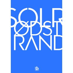Solrd Strand (2680) - Typografisk - Lys bl
