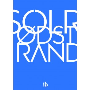 Solrd Strand (2680) - Typografisk - Lys bl