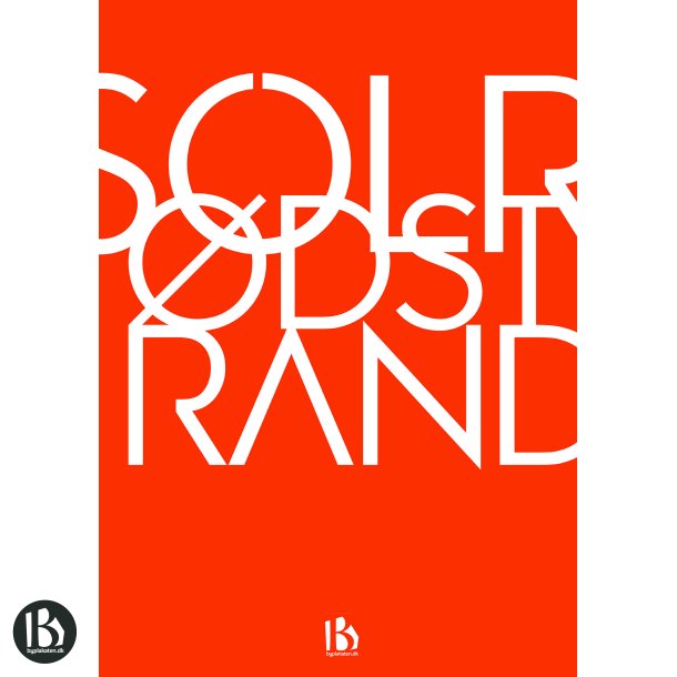 Solrd Strand (2680) - Typografisk - Dyb orange