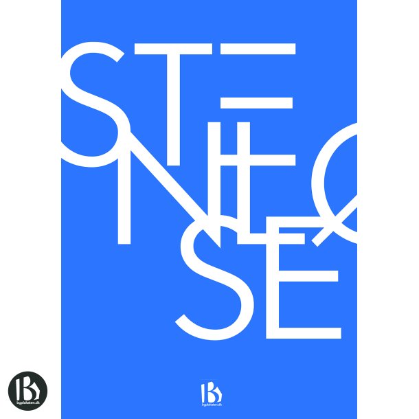 Stenl�se (3660) - Typografisk - Lys bl�