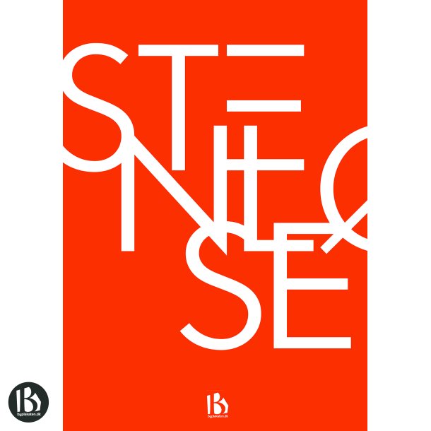 Stenl�se (3660) - Typografisk - Dyb orange