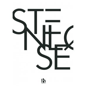 Stenl�se (3660) - Typografisk - Sort p� hvid
