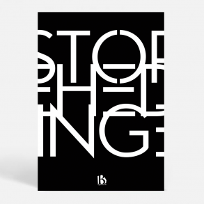 Store Heddinge (4660) - Typografisk - Hvid p sort