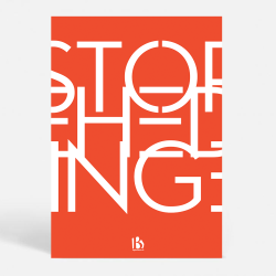 Store Heddinge (4660) - Typografisk - Dyb orange