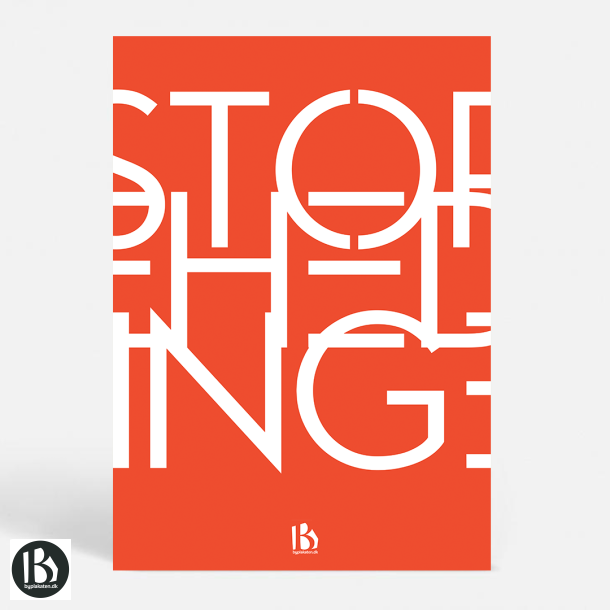 Store Heddinge (4660) - Typografisk - Dyb orange