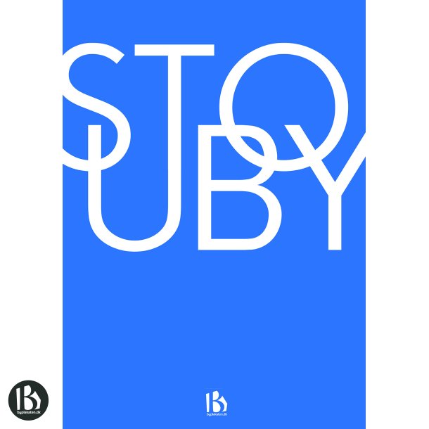 Stouby (7140) - Typografisk - Lys bl