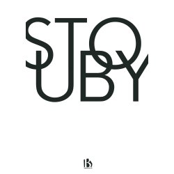 Stouby (7140) - Typografisk - Sort p hvid