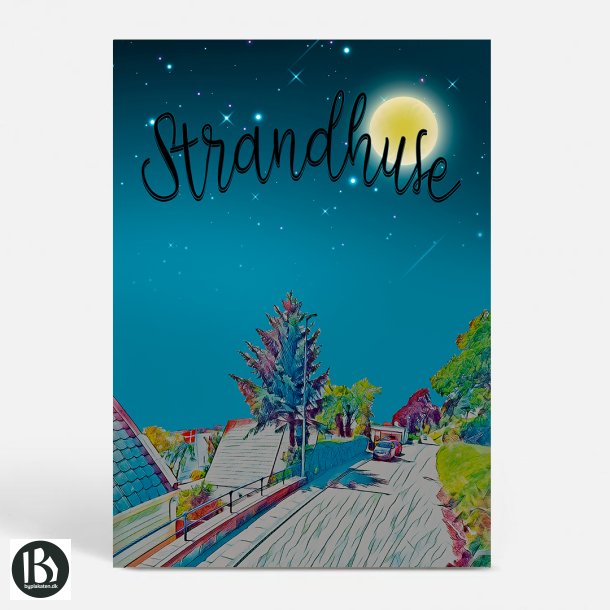 Strandhuse (6000) - Kunstnerisk - By Night