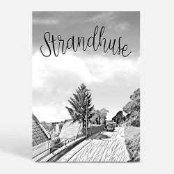 Strandhuse (6000) - Kunstnerisk - In Grey