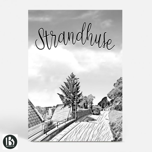 Strandhuse (6000) - Kunstnerisk - In Grey
