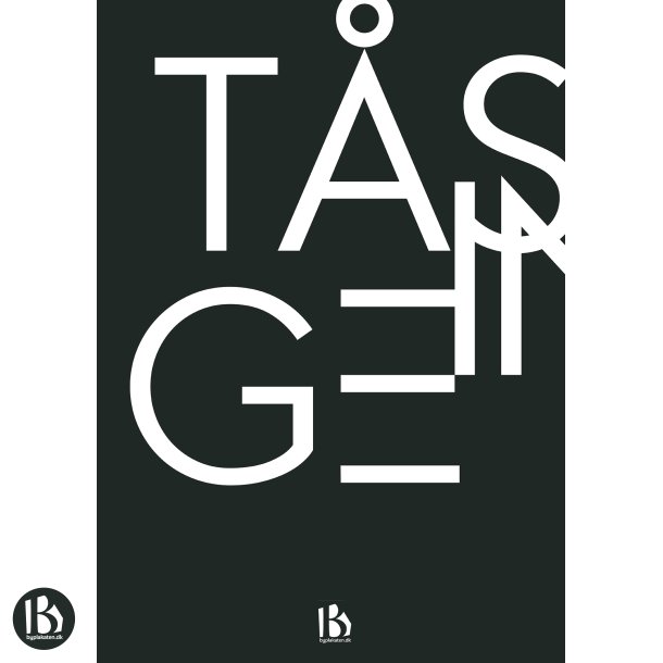 Tsinge (5700) - Typografisk - Hvid p sort