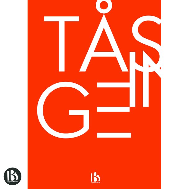 Tsinge (5700) - Typografisk - Dyb orange