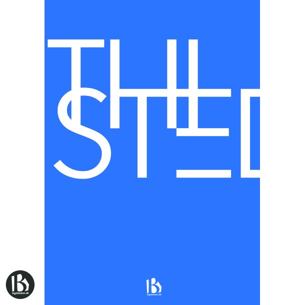 Thisted (7700) - Typografisk - Lys bl