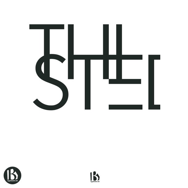 Thisted (7700) - Typografisk - Sort p hvid