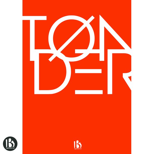 T�nder (6270) - Typografisk - Dyb orange