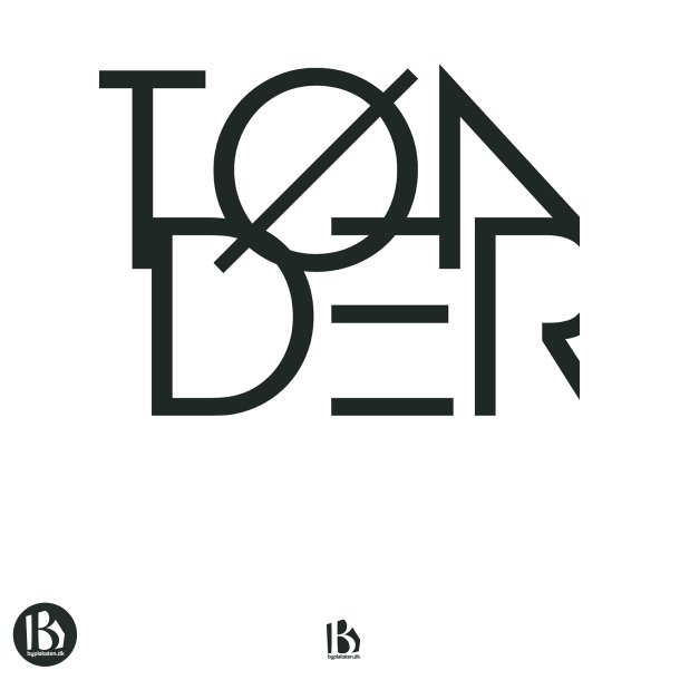 T�nder (6270) - Typografisk - Sort p� hvid