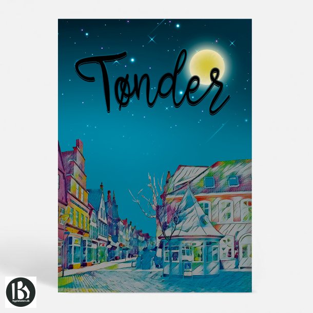 T�nder (6270) - Kunstnerisk - by Night