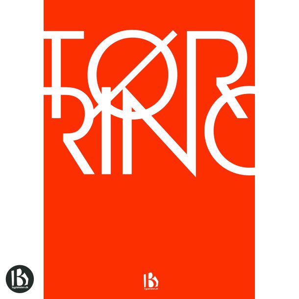 Trring (7160) - Typografisk - Dyb orange