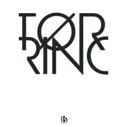 Trring (7160) - Typografisk - Sort p hvid