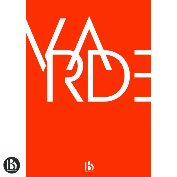 Varde (6800) - Typografisk - Dyb orange