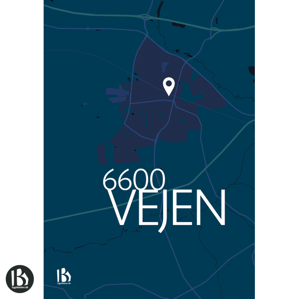 Vejen (6600) - Citymap - Royal Blue