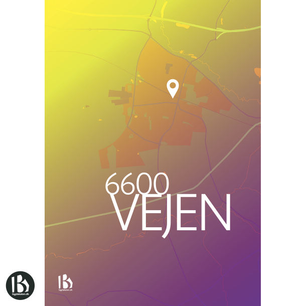 Vejen (6600) - Citymap - Colorfull
