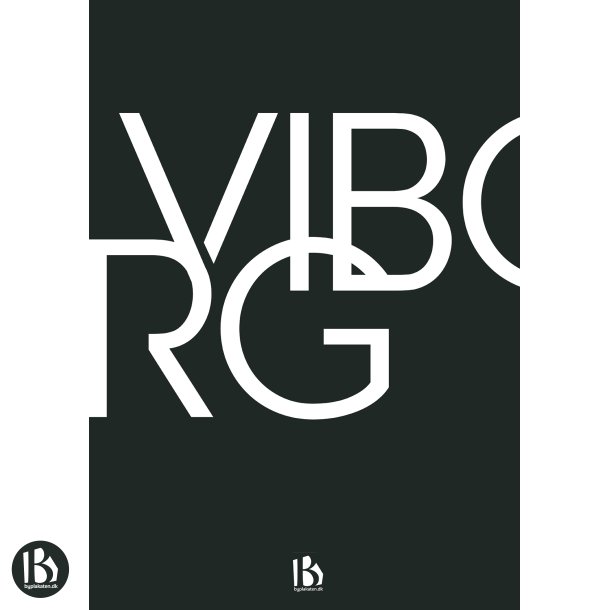 Viborg (8800) - Typografisk - Hvid p sort