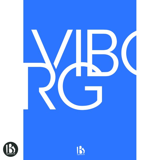 Viborg (8800) - Typografisk - Lys bl