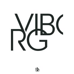 Viborg (8800) - Typografisk - Sort p hvid