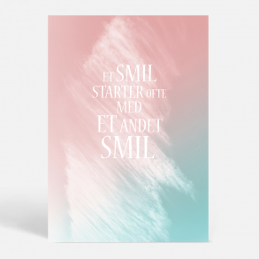 Et smil starter ofte..  - Citater