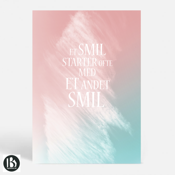 Et smil starter ofte..  - Citater