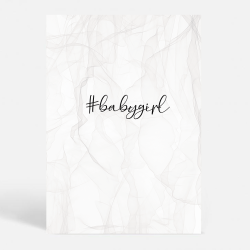Babygirl - HASHTAGS (Hvid) - Citater
