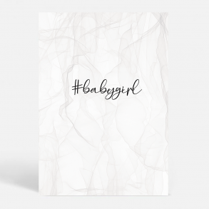 Babygirl - HASHTAGS (Hvid) - Citater