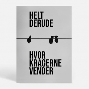 Hvor kragerne vender - Slv - Sjove plakater
