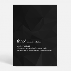 Frihed - Opslagsord (SORT) - Citater