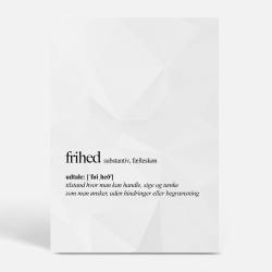 Frihed - Opslagsord (HVID) - Citater